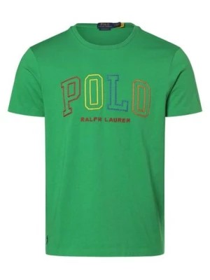 Zdjęcie produktu Polo Ralph Lauren T-shirt - niestandardowy krój slim fit Mężczyźni Bawełna zielony nadruk,