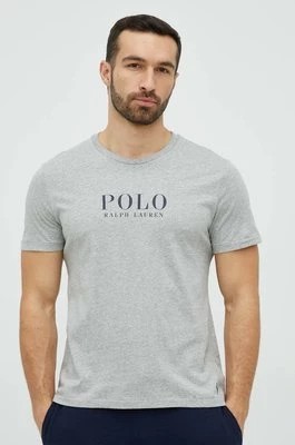 Zdjęcie produktu Polo Ralph Lauren t-shirt piżamowy bawełniany kolor szary