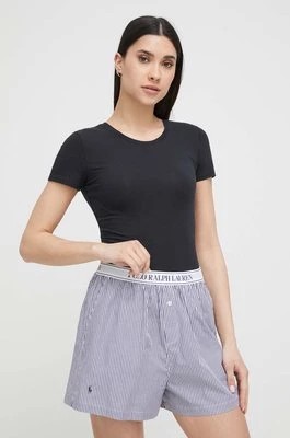 Zdjęcie produktu Polo Ralph Lauren t-shirt piżamowy kolor czarny