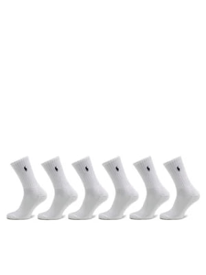 Zdjęcie produktu Polo Ralph Lauren Zestaw 6 par wysokich skarpet dziecięcych 444928208001 Biały