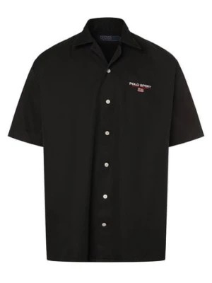 Zdjęcie produktu Polo Sport Koszula męska Mężczyźni Modern Fit Bawełna czarny jednolity,