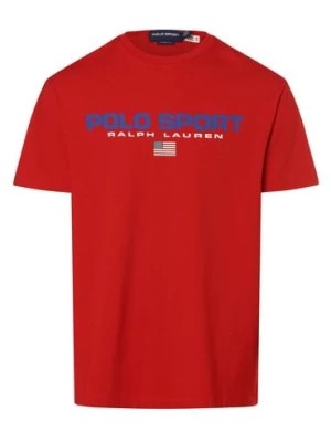 Zdjęcie produktu Polo Sport Koszulka męska Mężczyźni Bawełna czerwony nadruk,