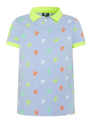Zdjęcie produktu Polo Sylt Koszulka polo w kolorze błękitnym ze wzorem rozmiar: 122/128