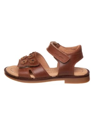 Zdjęcie produktu POM POM Skórzane sandały w kolorze brązowym rozmiar: 30
