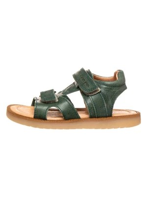 Zdjęcie produktu POM POM Skórzane sandały w kolorze zielonym rozmiar: 29