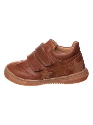 Zdjęcie produktu POM POM Skórzane sneakersy w kolorze brązowym rozmiar: 29