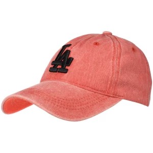 Zdjęcie produktu Pomarańczowa czapka z daszkiem baseballówka LA pomarańczowy Merg