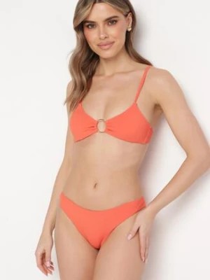 Zdjęcie produktu Pomarańczowe Bikini z Ozdobnym Kółkiem Przy Biustonoszu Naveena