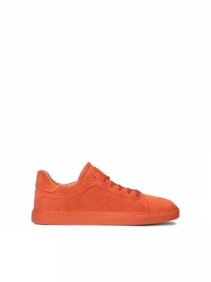 Zdjęcie produktu Pomarańczowe męskie sneakersy w miejskim stylu Kazar