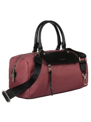Zdjęcie produktu Poręczna, miejska torebka w kształcie bagietki — David Jones różowa