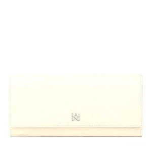 Zdjęcie produktu Portfel damski w kolorze złamanej bieli Kazar