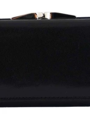Zdjęcie produktu Portfele skórzane - Barberini's - Czarny Merg