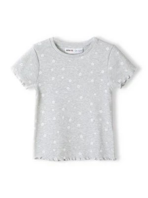 Zdjęcie produktu Prążkowana bluzka dla niemowlaka- szara Minoti
