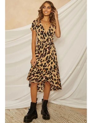 Zdjęcie produktu Pretty Summer Sukienka w kolorze beżowo-czarnym rozmiar: XL