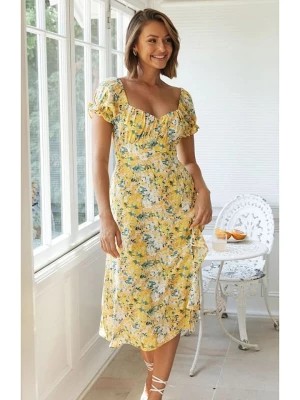 Zdjęcie produktu Pretty Summer Sukienka w kolorze żółto-zielonym rozmiar: XL