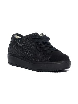 Zdjęcie produktu Primigi Skórzane sneakersy w kolorze czarnym rozmiar: 38