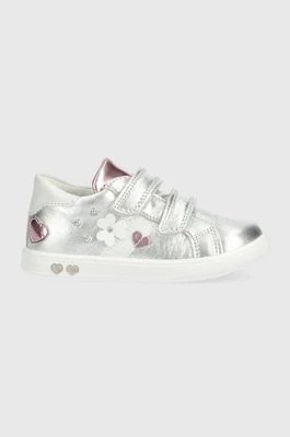 Zdjęcie produktu Primigi sneakersy skórzane dziecięce kolor srebrny