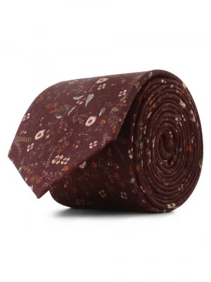 Zdjęcie produktu Prince BOWTIE Krawat jedwabny męski Mężczyźni Jedwab czerwony wzorzysty,