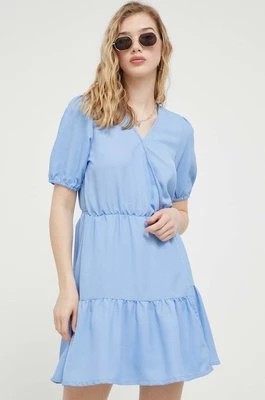 Zdjęcie produktu Protest sukienka kolor niebieski mini rozkloszowana