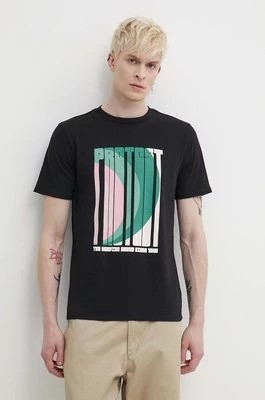 Zdjęcie produktu Protest t-shirt bawełniany Prtlyng męski kolor czarny z nadrukiem 1712343