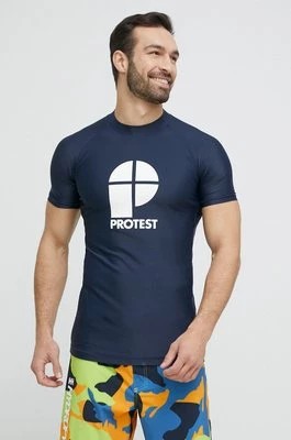 Zdjęcie produktu Protest t-shirt Prtcater męski kolor granatowy z nadrukiem