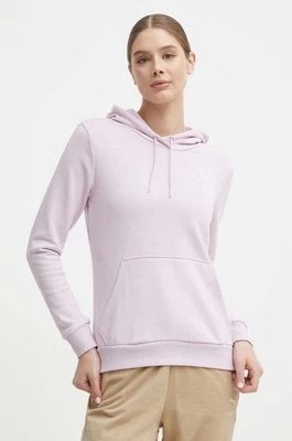 Zdjęcie produktu Puma bluza damska kolor fioletowy z kapturem z aplikacją 848332
