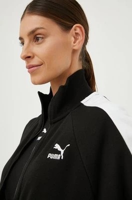 Zdjęcie produktu Puma bluza Iconic T7 damska kolor czarny z aplikacją 530078-01