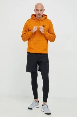 Zdjęcie produktu Puma bluza męska kolor pomarańczowy z kapturem wzorzysta