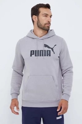 Zdjęcie produktu Puma bluza męska kolor szary z kapturem z nadrukiem 586687