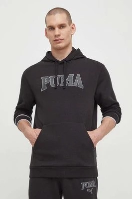 Zdjęcie produktu Puma bluza SQUAD męska kolor czarny z kapturem z nadrukiem 678969