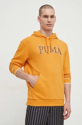 Zdjęcie produktu Puma bluza SQUAD męska kolor żółty z kapturem z nadrukiem 678969