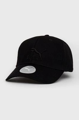 Zdjęcie produktu Puma czapka bawełniana 22554 kolor czarny z aplikacją 22554