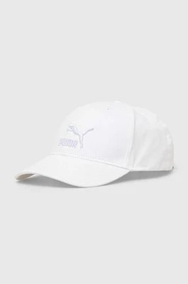 Zdjęcie produktu Puma czapka z daszkiem bawełniana Archive Logo BB Cap kolor biały z aplikacją 22554