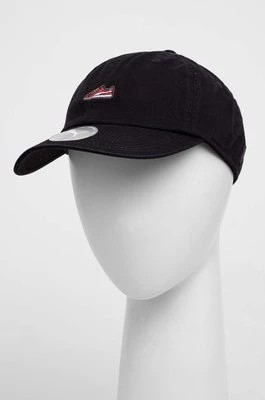 Zdjęcie produktu Puma czapka z daszkiem bawełniana kolor czarny z aplikacją 24605