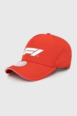 Zdjęcie produktu Puma czapka z daszkiem F1 kolor czerwony z nadrukiem 025409