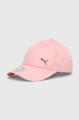 Zdjęcie produktu Puma czapka z daszkiem kolor różowy gładka 21269