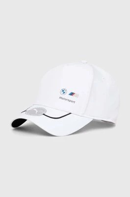 Zdjęcie produktu Puma czapka z daszkiem x BMW Motorsport kolor biały z aplikacją 24788