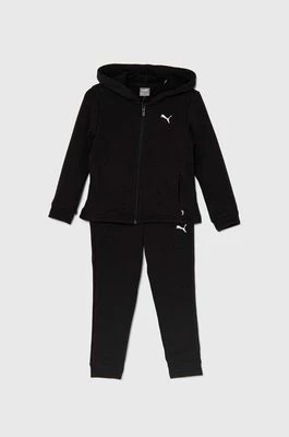 Zdjęcie produktu Puma dres dziecięcy Hooded Sweat Suit TR cl G kolor czarny