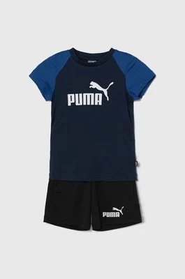 Zdjęcie produktu Puma komplet dziecięcy Short Polyester Set B kolor granatowy