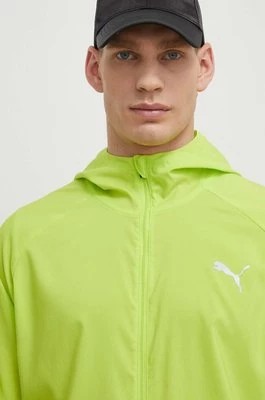 Zdjęcie produktu Puma kurtka do biegania Favorite kolor zielony przejściowa 523154
