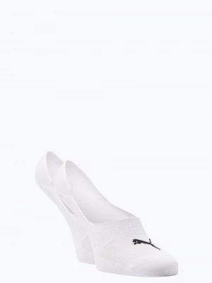 Zdjęcie produktu Puma Męskie skarpety do obuwia sportowego pakowane po 2 szt. Mężczyźni Bawełna biały jednolity,