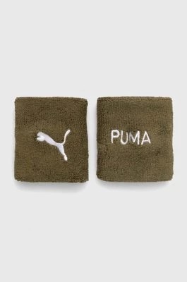 Zdjęcie produktu Puma opaski na nadgarstek Fit 2-pack kolor zielony 054305
