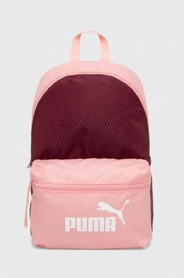 Zdjęcie produktu Puma plecak damski kolor różowy mały z nadrukiem