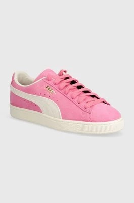 Zdjęcie produktu Puma sneakersy zamszowe Suede Neon kolor różowy 396507