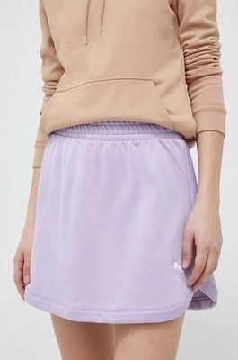 Zdjęcie produktu Puma spódnica kolor fioletowy mini prosta