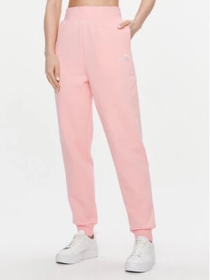 Zdjęcie produktu Puma Spodnie dresowe Ess+ Embroidery 670007 Różowy Regular Fit