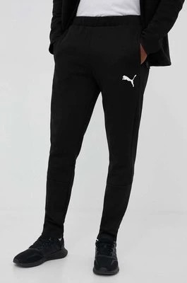Zdjęcie produktu Puma spodnie treningowe EVOSTRIPE kolor czarny z nadrukiem 585814