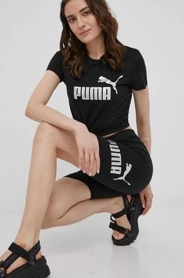 Zdjęcie produktu Puma t-shirt bawełniany 848303 kolor czarny