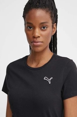Zdjęcie produktu Puma t-shirt bawełniany BETTER ESSENTIALS damski kolor czarny 675986