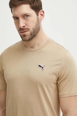 Zdjęcie produktu Puma t-shirt bawełniany BETTER ESSENTIALS męski kolor brązowy gładki 675977